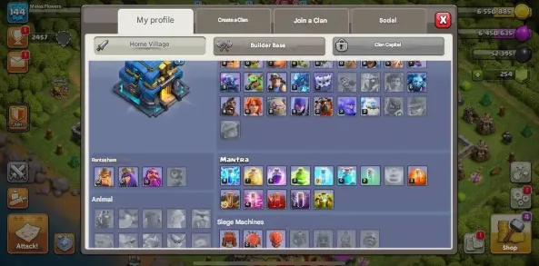 COC189 High Level TH12 | L144 | BH9 | Strong Heroes & 5 Builders 